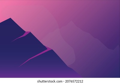 beautiful mountain surrounded by purple sky.best for desktop backgrounds,wallpapers,web site backgrounds,book covers.