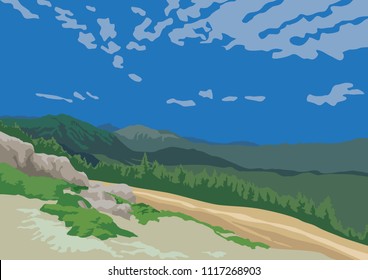 Beautiful Mountains Views