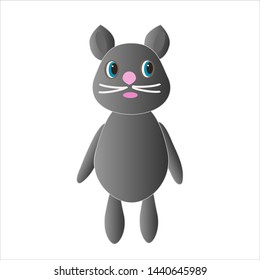 Beautiful mouse in the form of a toy