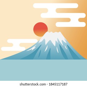 
Beautiful Mt. Fuji and sunrise