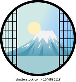
Beautiful Mt. Fuji and sunrise