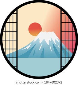 
Beautiful Mt. Fuji and sunrise