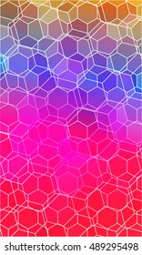 beautiful multi color geometry background. vector illustration. polygonal pattern. design for banner, presentation, wallpaper.