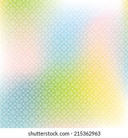 Beautiful multicolored glass mosaic with flower pattern. Flower 