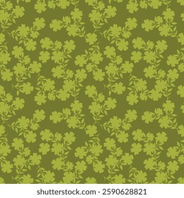 Beautiful multicolour detailed authentic seamless floral print pattern
