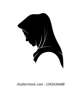 Hijab Woman Silhouette Images Stock Photos Vectors Shutterstock
