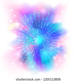 Beautiful mystic galaxy. Vector cosmic background. Outer Space. Digital Colorful Illustration of Universe. Astrology, astronomy, hipster design.