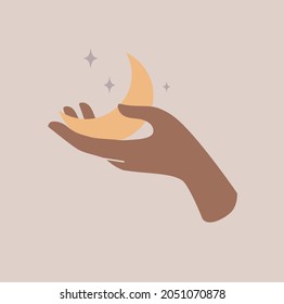 beautiful mystical picture in the style of yoga and self-knowledge on a light background