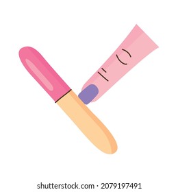 beautiful nail file over white