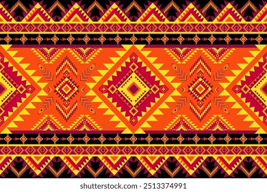 belo nativo americano design gráfico que é originado em americano e dá-lhe vibe tribal este trabalho pode ser papel de parede padrão têxtil de fundo e este estilo indiano também para a indústria de tecidos