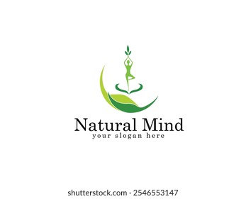 Beautiful Natural Logo Design Featuring Harmonious Green Shades, Perfect for Eco-Friendly and Sustainable Branding Solutions