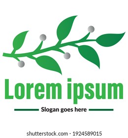 Beautiful Natural Logo Design Vector. Abstract Nature Logo Design For Branding Company
