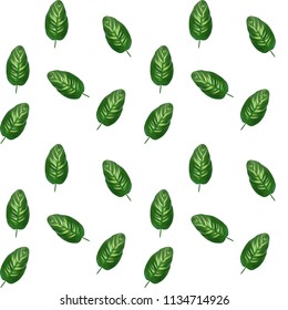 Beautiful natural Palm Tree Leaf Silhouette Background Seamless Pattern. Vector Illustration. EPS10