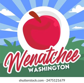 beautiful natural scenery in wenatchee washington