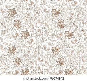 Beautiful natural seamless background,vector illustration