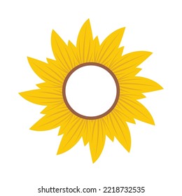 Beautiful and natural sunflower illustration 09