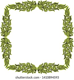 Beautiful nature background of leaves. Vector illustration