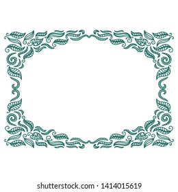 Beautiful nature background of leaves. Vector illustration