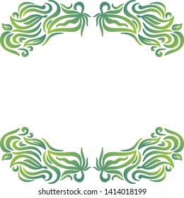 Beautiful nature background of leaves. Vector illustration