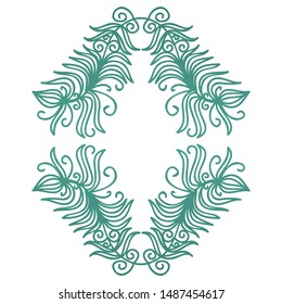 Beautiful nature background of leaves. Vector illustration
