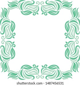 Beautiful nature background of leaves. Vector illustration