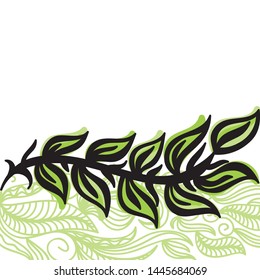 Beautiful nature background. Vector illustration