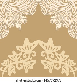 Beautiful nature background. Vector illustration