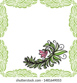 Beautiful nature background. Vector illustration