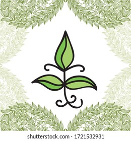 Beautiful nature background. Vector illustration