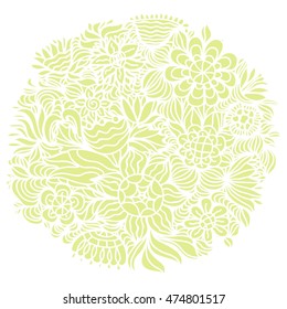 Beautiful nature background. Vector illustration.