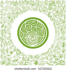 Beautiful nature background. Vector illustration.