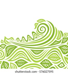 Beautiful nature background. Vector illustration.