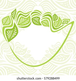 Beautiful nature background. Vector illustration.