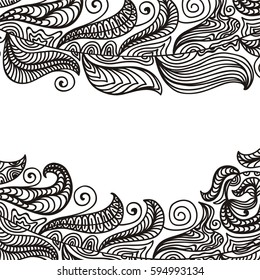 Beautiful nature background. Vector illustration.
