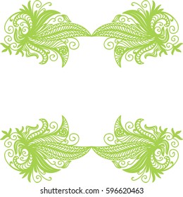 Beautiful nature background. Vector illustration.