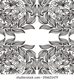 Beautiful nature background. Vector illustration.