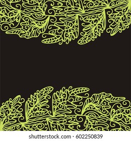 Beautiful nature background. Vector illustration.