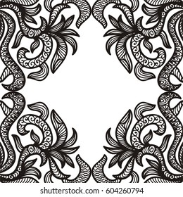 Beautiful nature background. Vector illustration.