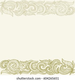 Beautiful nature background. Vector illustration.
