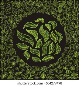 Beautiful nature background. Vector illustration.