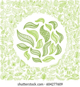 Beautiful nature background. Vector illustration.