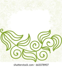 Beautiful nature background. Vector illustration.