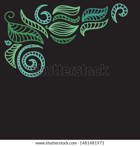 Beautiful nature background. Vector illustration