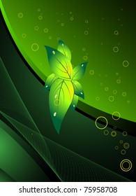 beautiful nature concept wallpaper, vector illustration