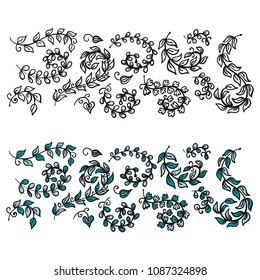 Beautiful nature decorative element. Vector illustration