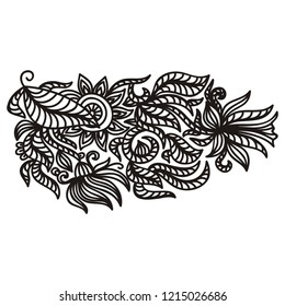 Beautiful nature decorative element. Vector illustration
