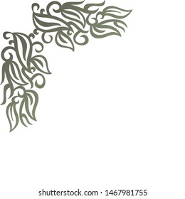 Beautiful nature decorative element. Vector illustration