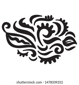 Beautiful nature decorative element. Vector illustration