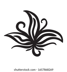 Beautiful nature decorative element. Vector illustration