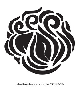 Beautiful nature decorative element. Vector illustration